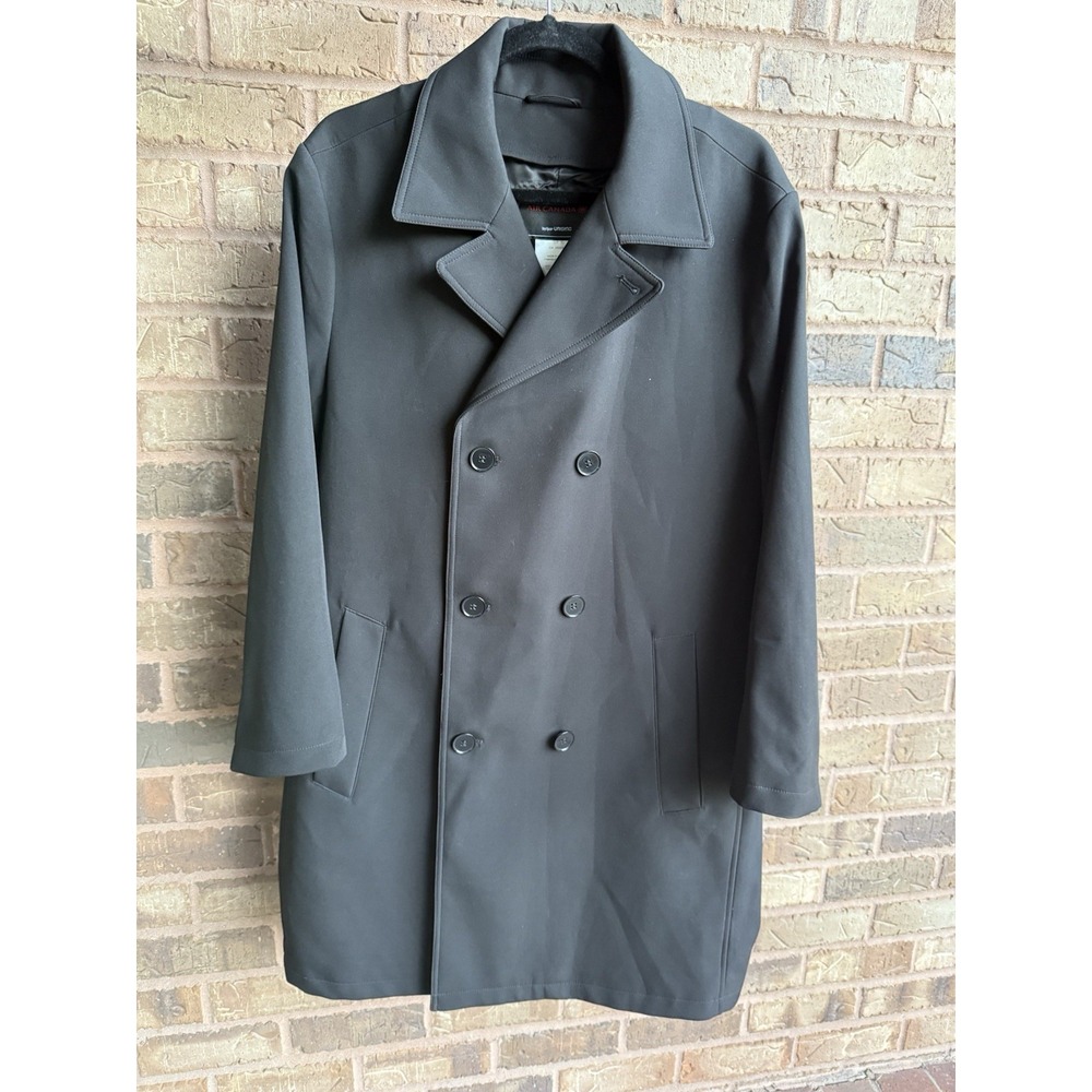 Air Canada Airline Men's Airport Jacket/Trench Coat Employee Size Small/38